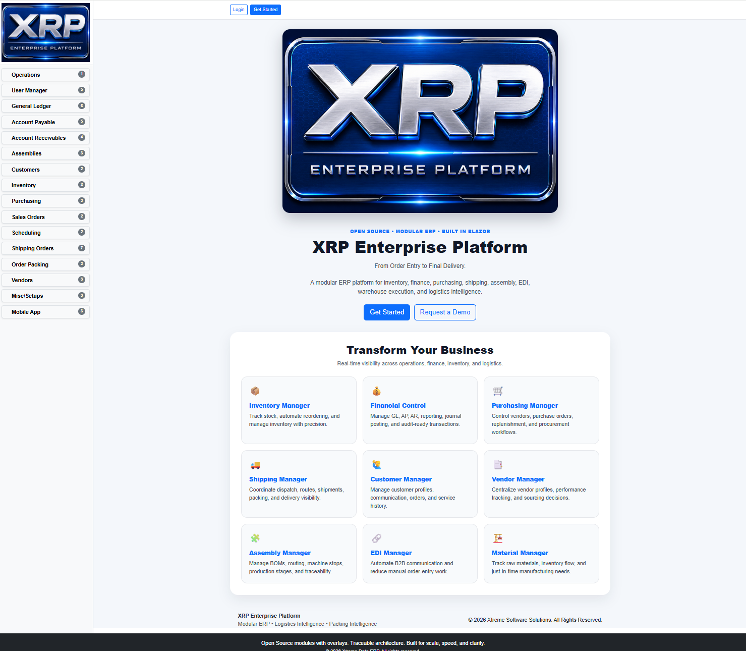 XRP Enterprise Platform