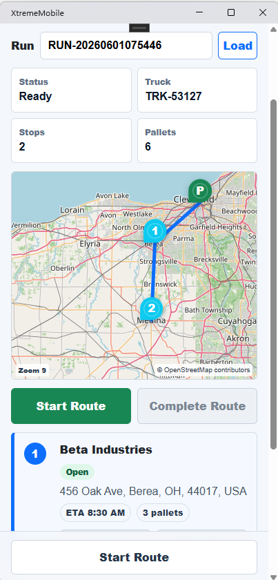 Driver Mobile Application